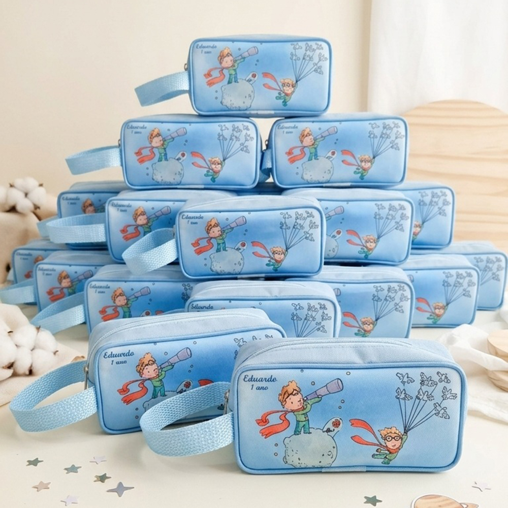 Estojo Personalizado com Alça para Lembrancinha de Aniversário