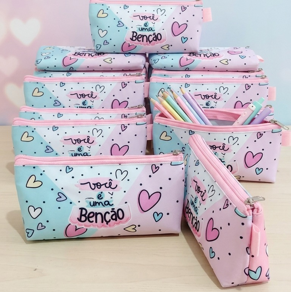 Estojo Slin Personalizado Multiuso Lembranças Aniversário