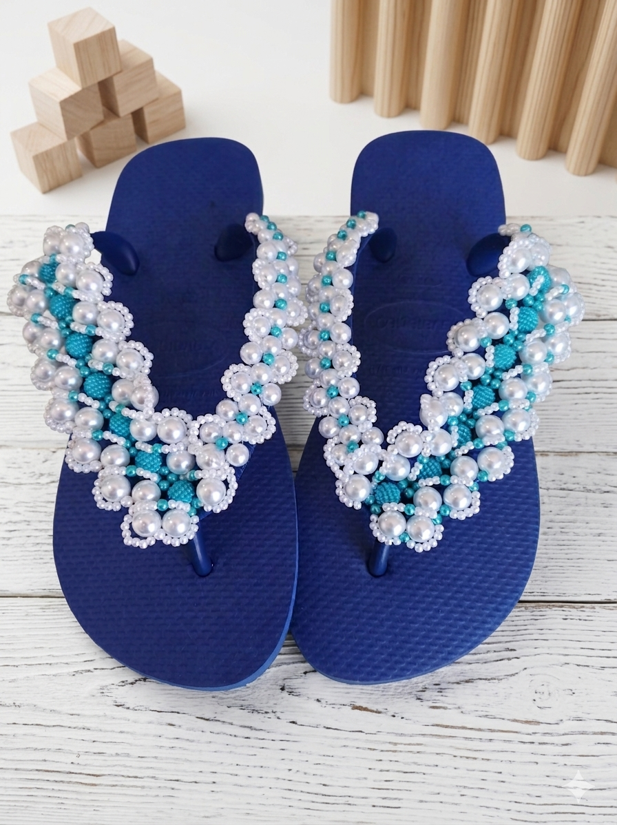Chinelo havaianas customizado