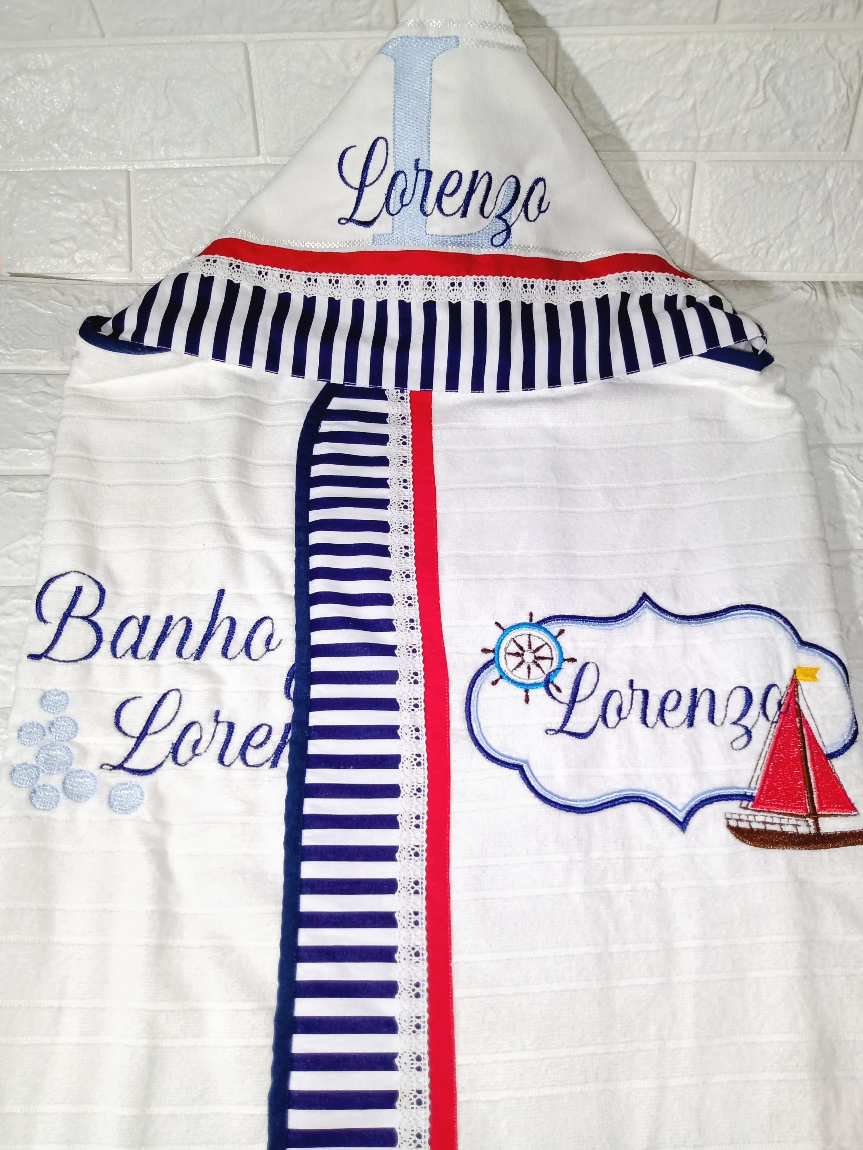 Toalha de Banho Personalizada com Capuz