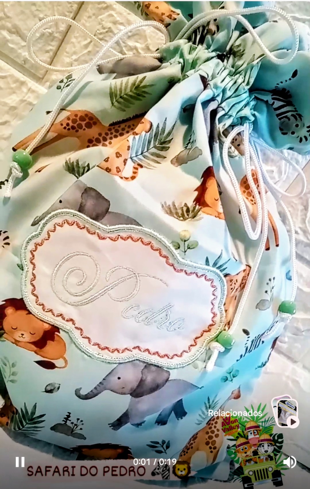 Saquinho Organizador Personalizado Impermeável