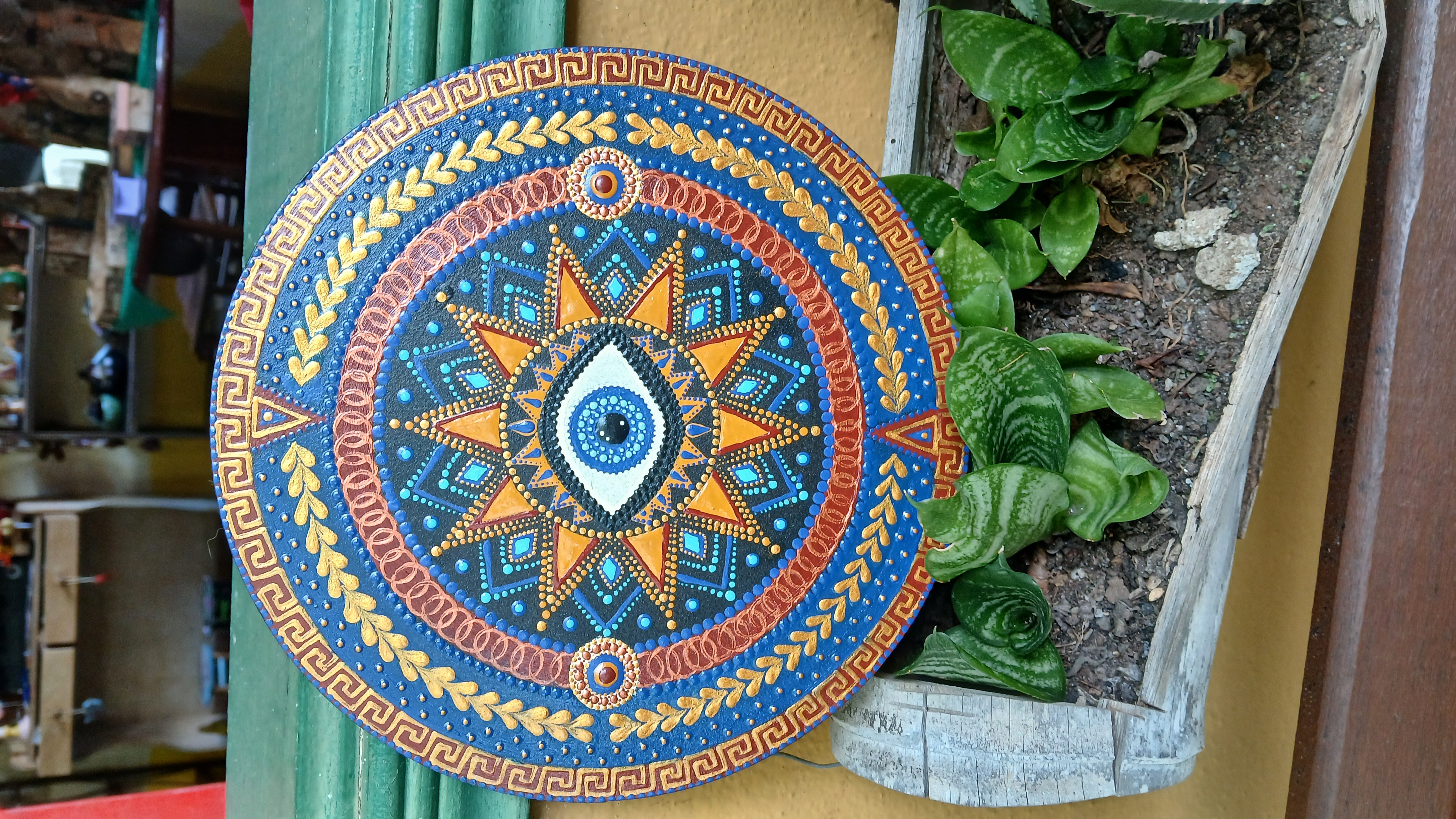 Mandala Olho Grego