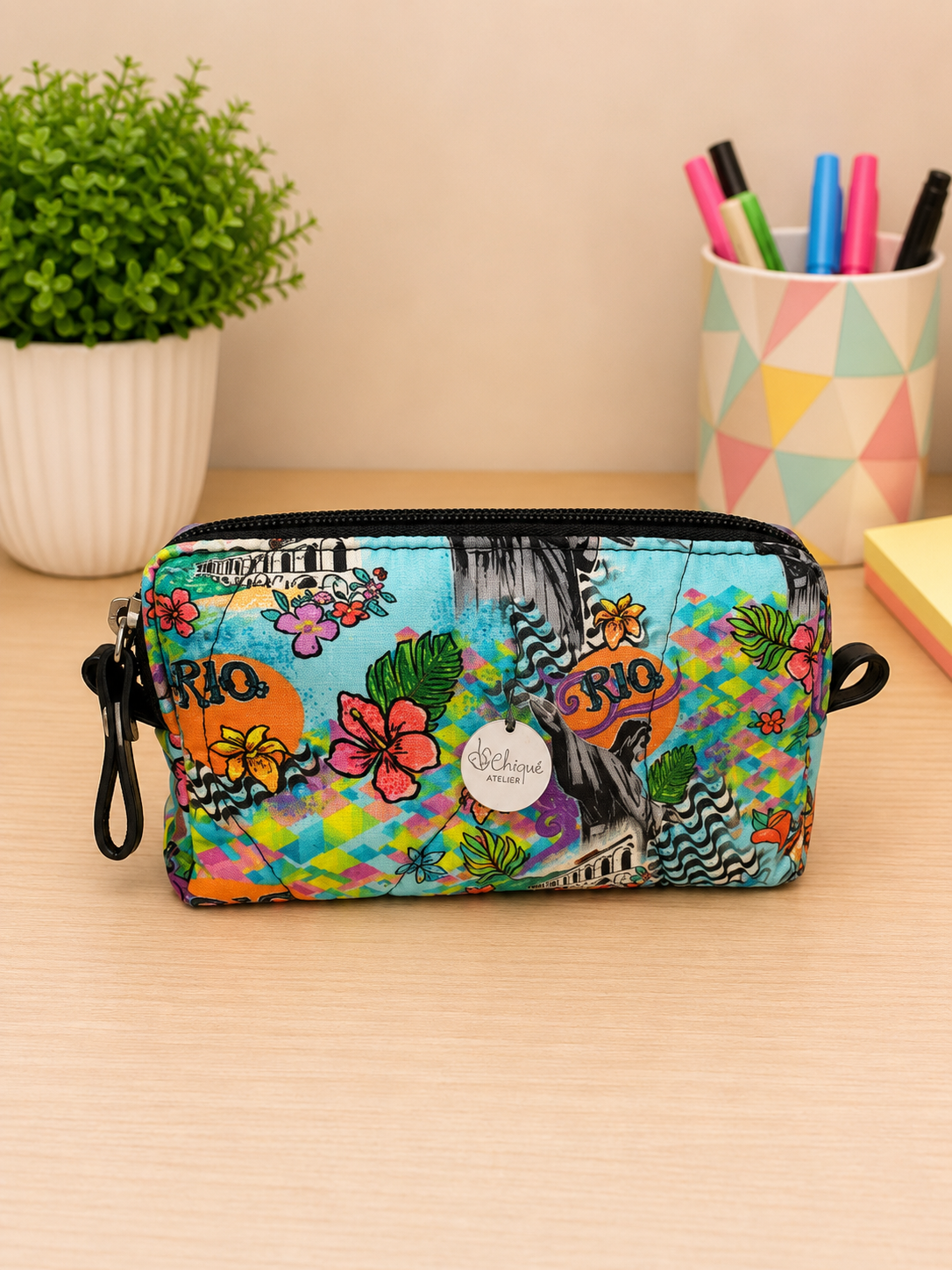 Necessaire Bebezinha Feminina Duo Zíper, Compacta, Funcional CRISTO
