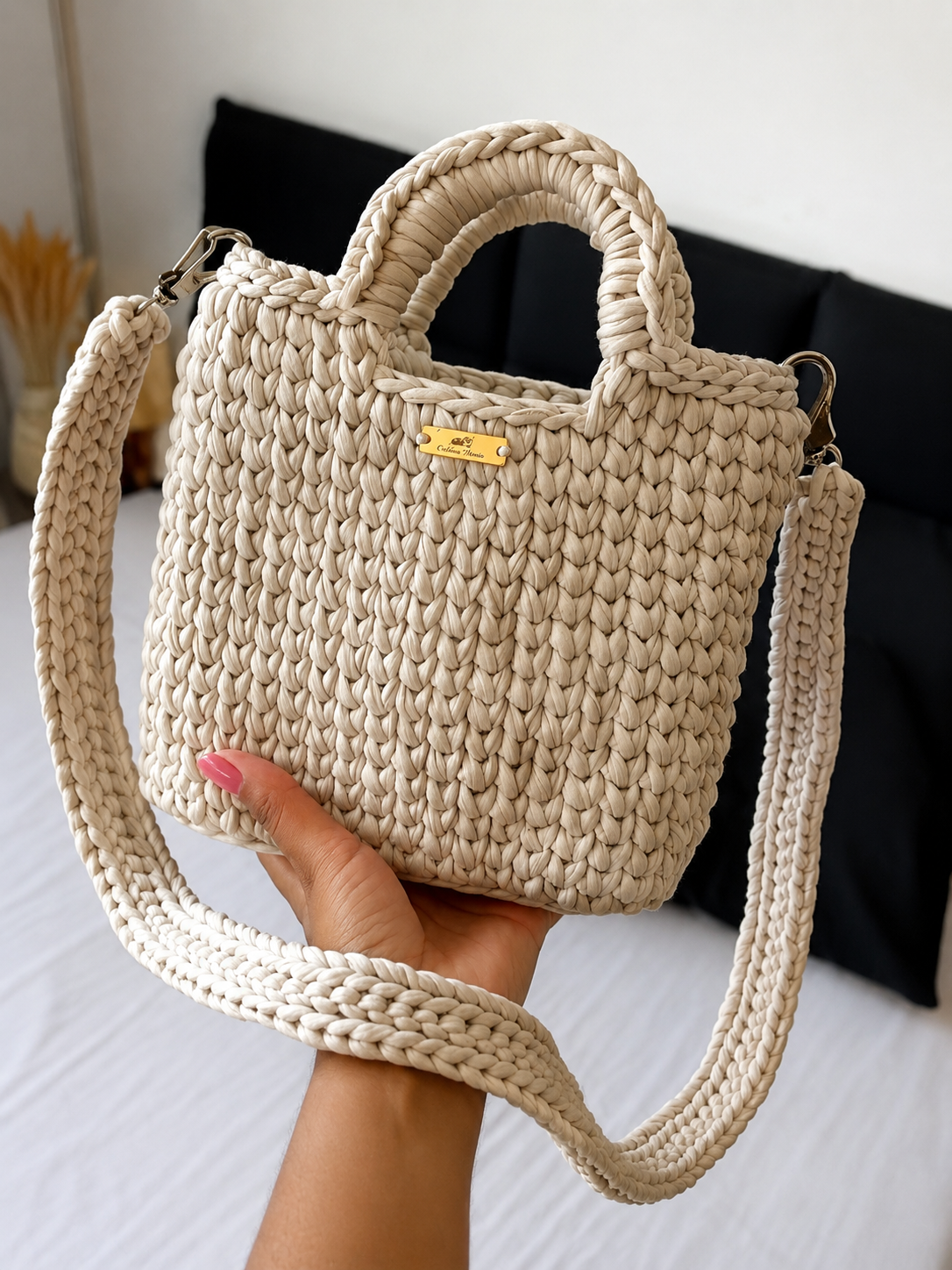 Bolsa de Crochê Casual