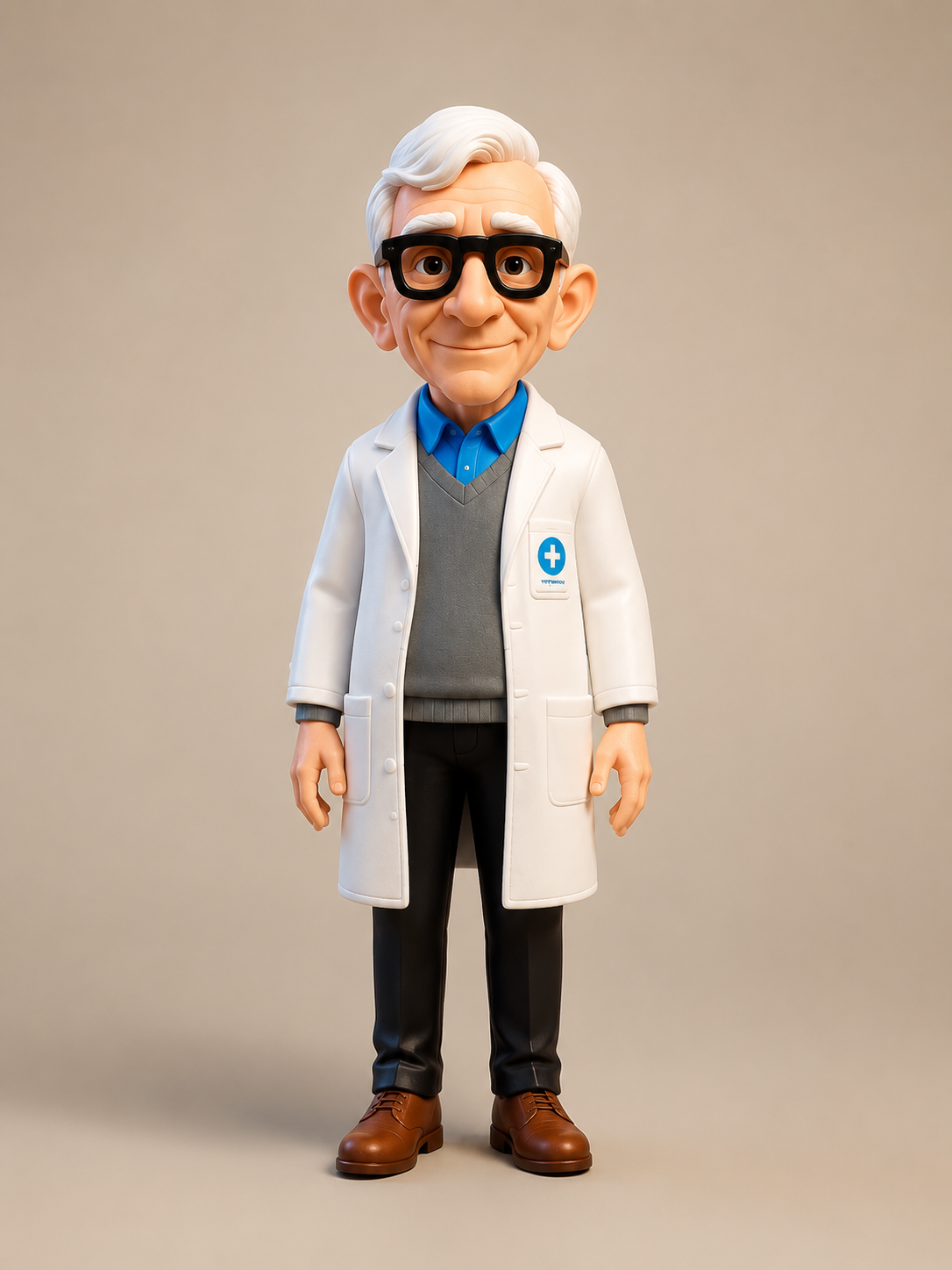 Miniatura Personalizada 3D Pintada à Mão – Feita a partir da sua Foto (14 cm)!