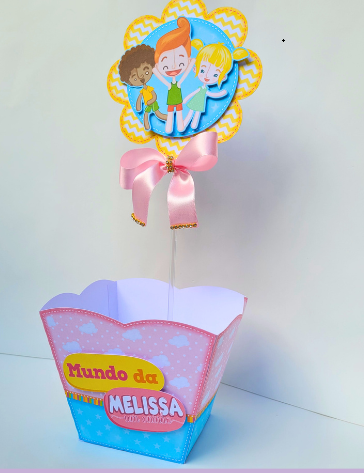 Centro de Mesa Cachepot Personalizado 3D