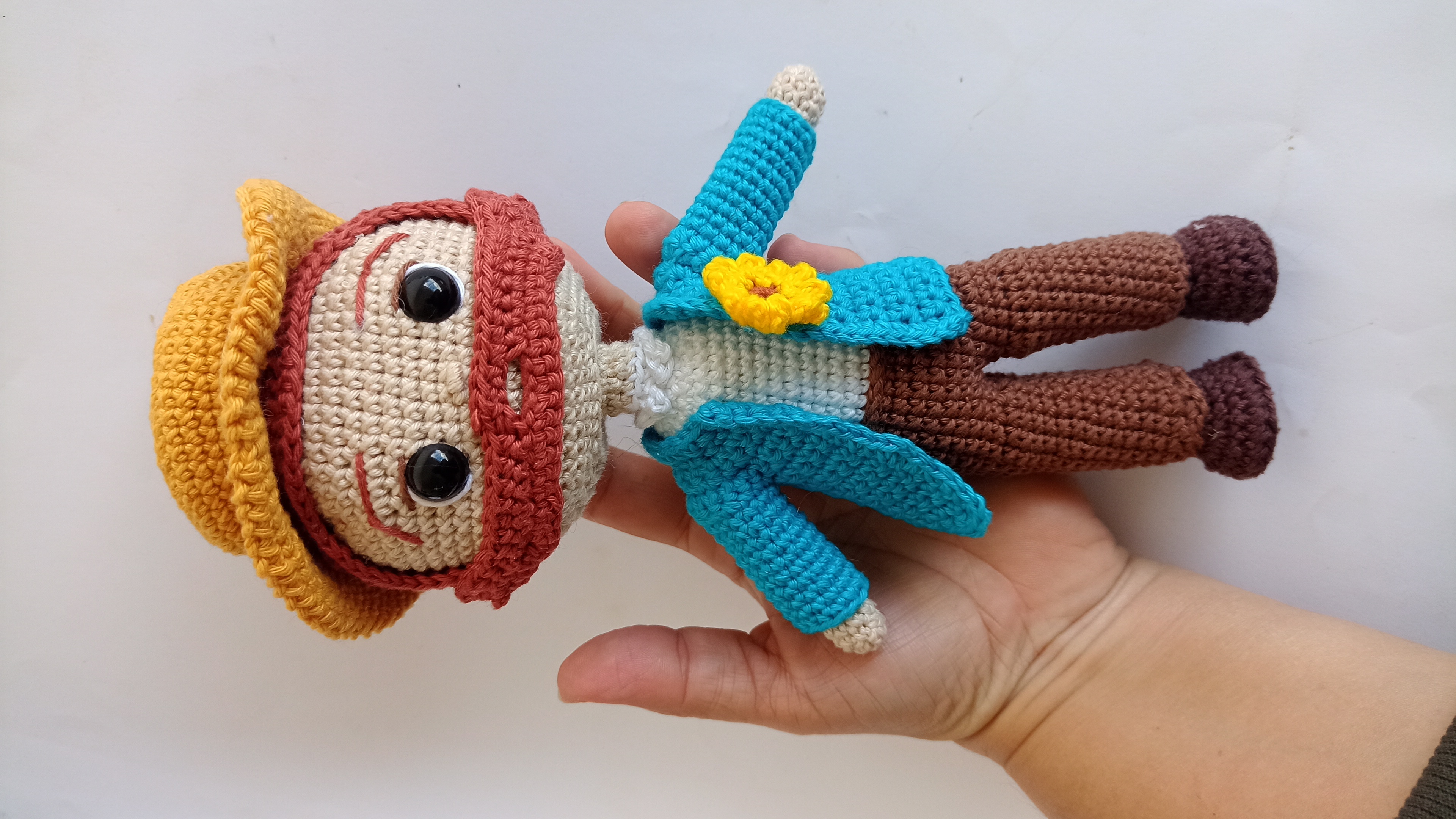 Boneco Van Gogh toy art amigurumi colecionável