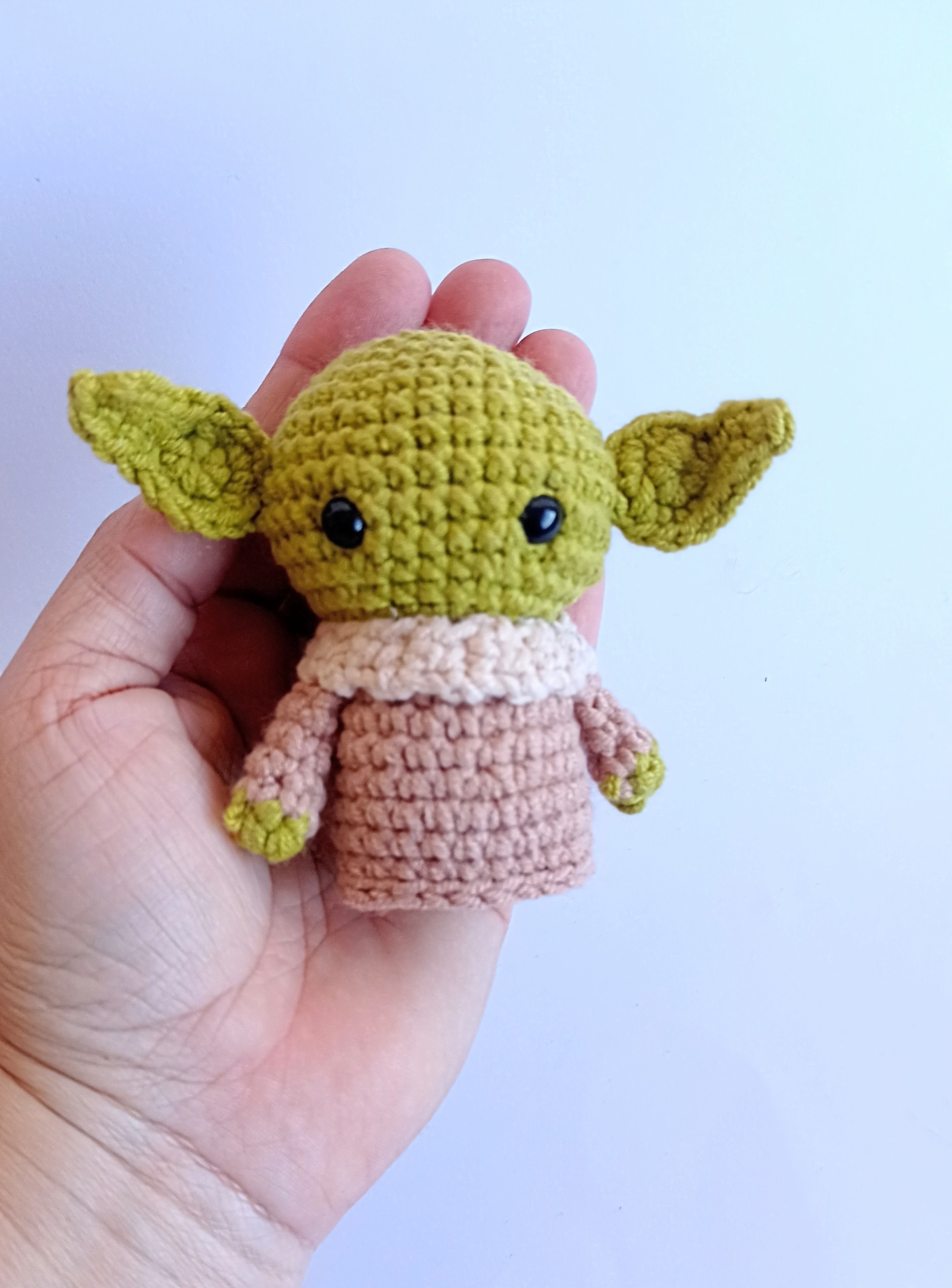 Amigurumi Grogu (Baby Yoda) – Coleção Star Wars Feito à Mão