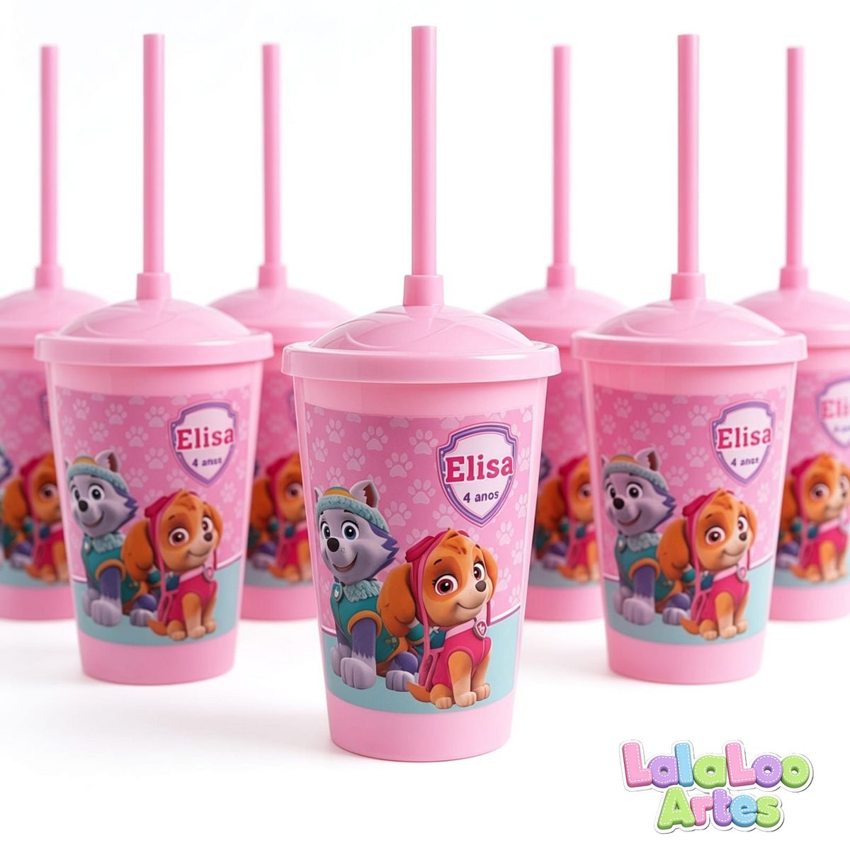 Copo Personalizado Skye e Everest Patrulha Canina
