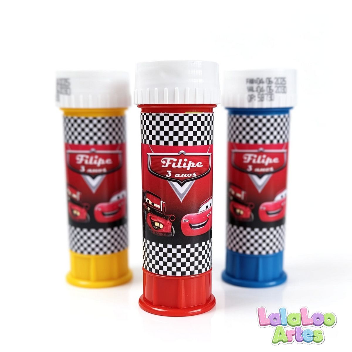 Bolha de Sabão Personalizada Carros