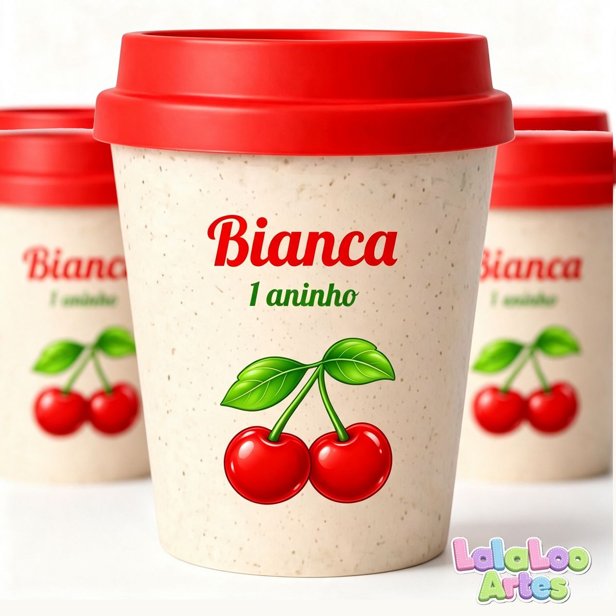 Copo Eco Bucks Cerejinha - Foto 1