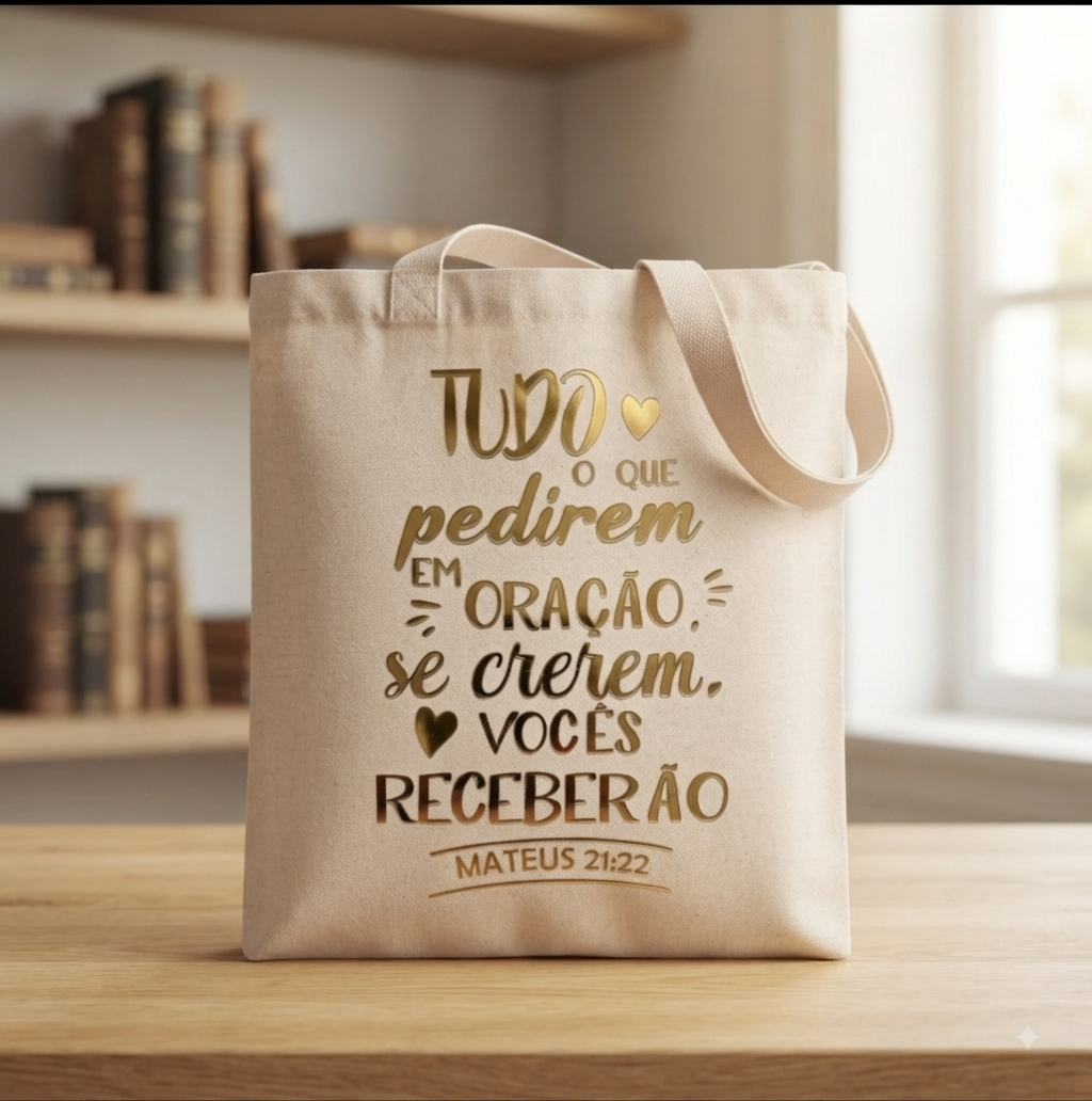 Mini Ecobag Personalizada para lembrancinhas 20x30 cm