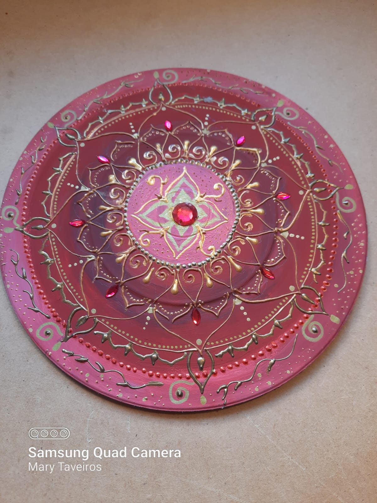 Mandala dos chakras - 1° chakra vermelho