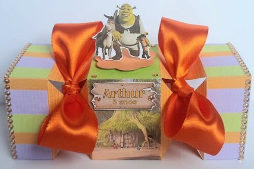 Kit 50 Lembrancinhas de Festa Shrek