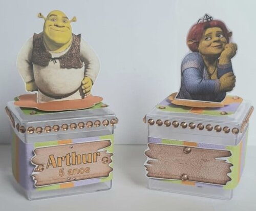 Caixa Acrílica Lembrancinha Shrek