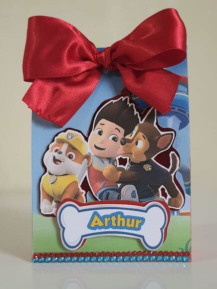 Caixa Sacolinha Patrulha Canina