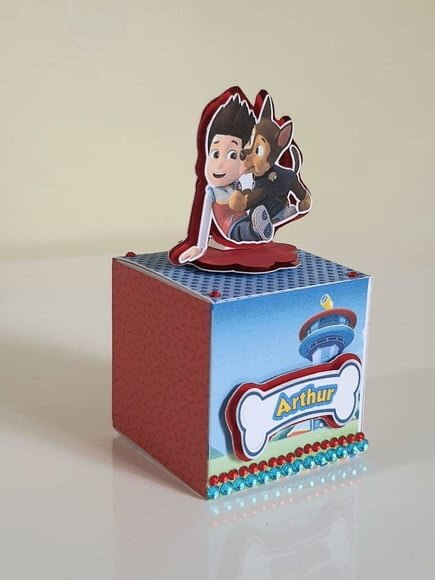 Caixa Cubo Patrulha Canina