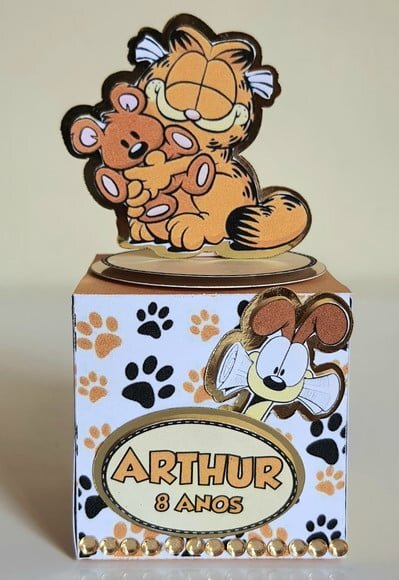 Caixa Cubo Garfield