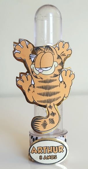 Tubete Lembrancinha de Festa Garfield