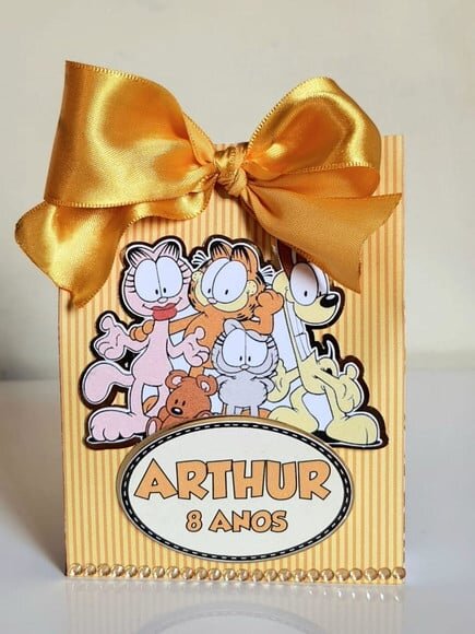 Caixa Sacolinha Garfield