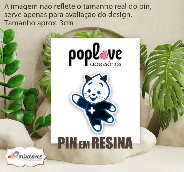 Pin - Zé Gotinha Gato - O que dá azar é não se vacinar!
