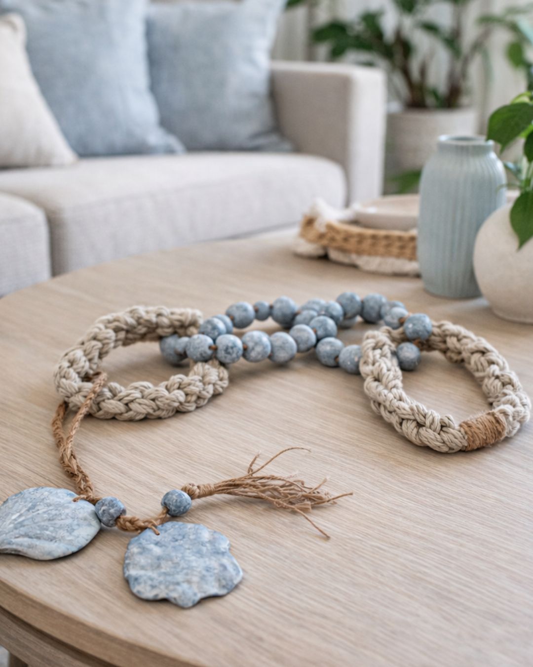 Colar de Mesa Decorativo Tema Náutico