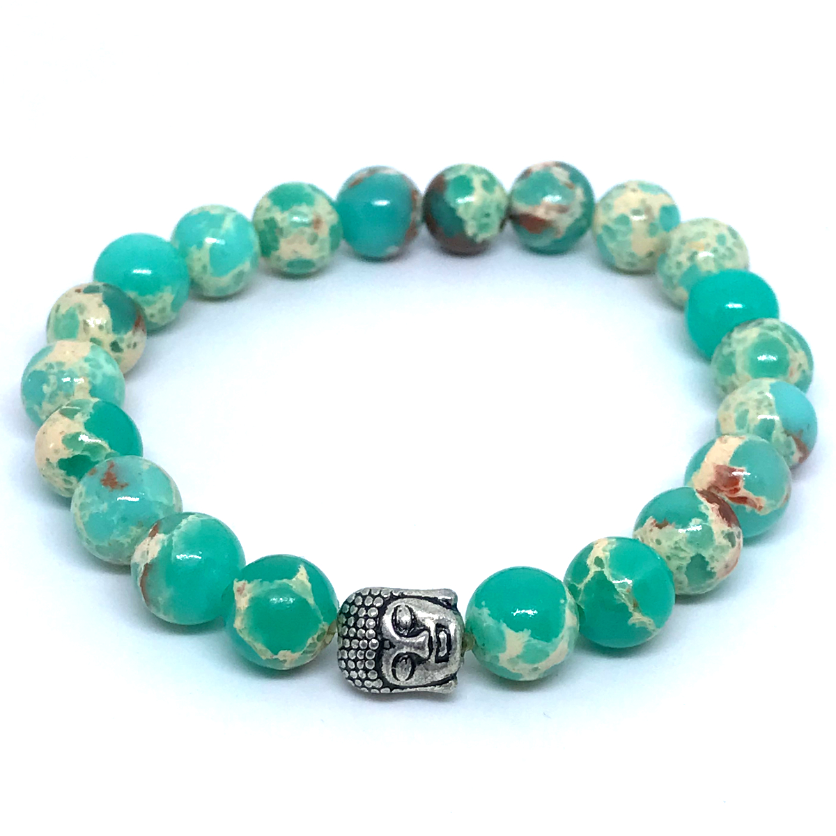 pulseira jaspe imperial verde agua