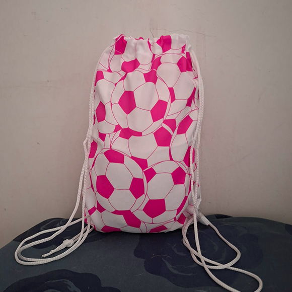 Sacochila Mochila saco Mochilinha Sacolinha Futebol 18x28cm