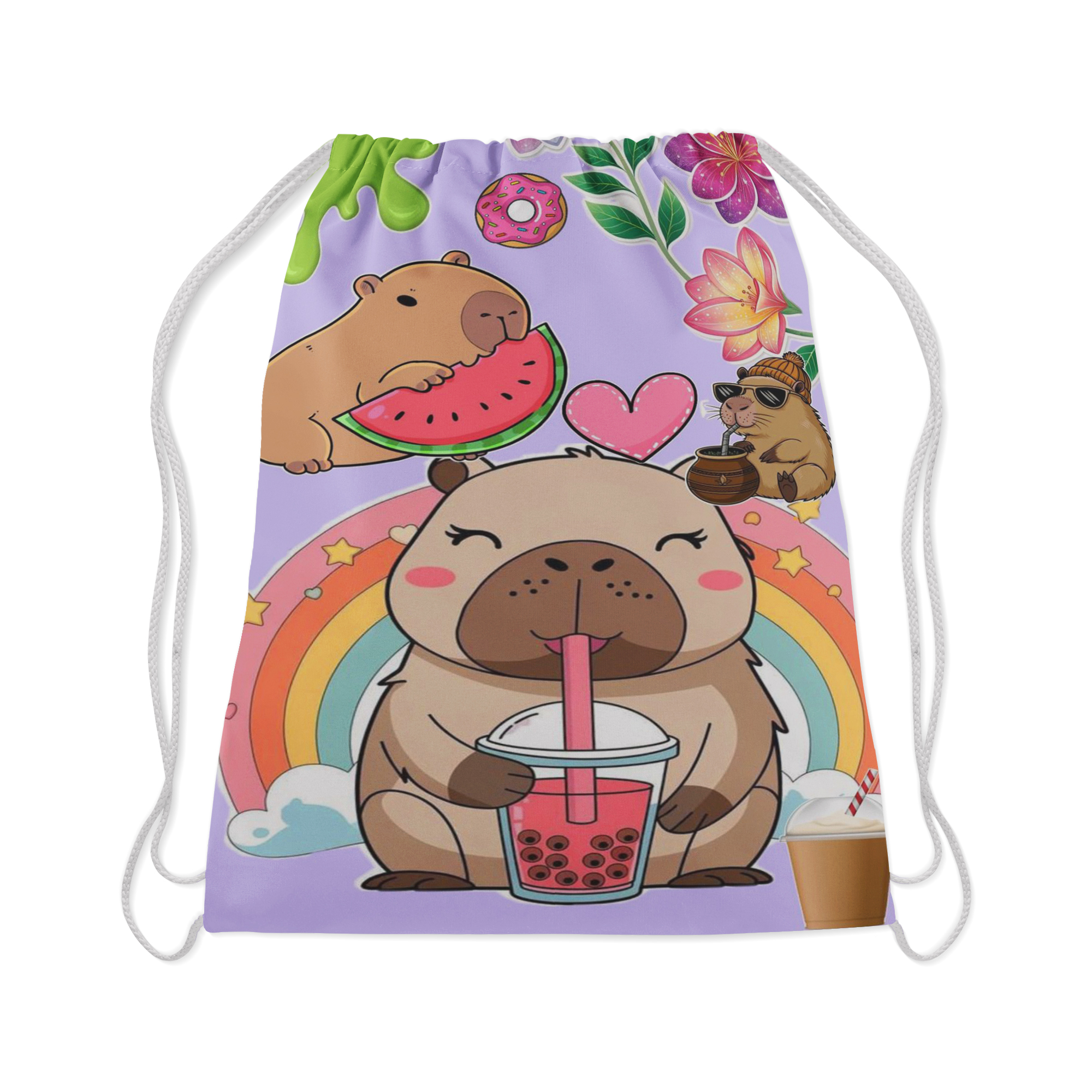 10 Mochilinha Personalizada lembrancinhas da Capivara