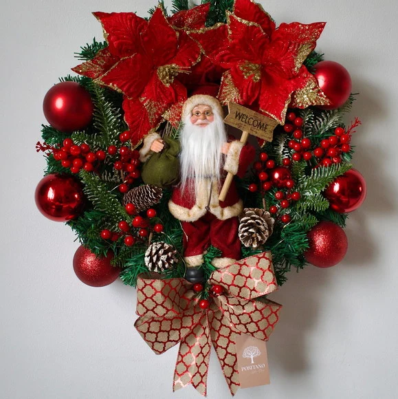 Guirlanda de Natal Papai Noel com Led - foto 1