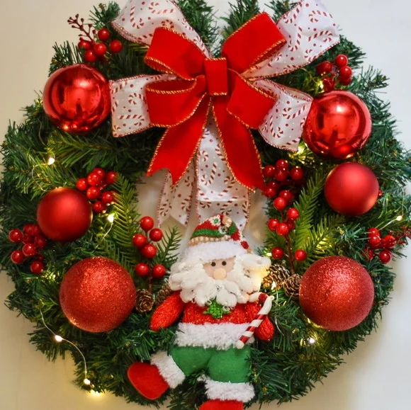 Guirlanda Natalina com Papai Noel / Led - foto 1