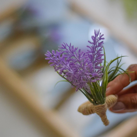 Porta Guardanapo de Lavanda 4 Lugares - foto 1