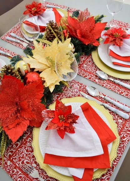 Mesa Posta de Natal 4 Lugares - foto 1