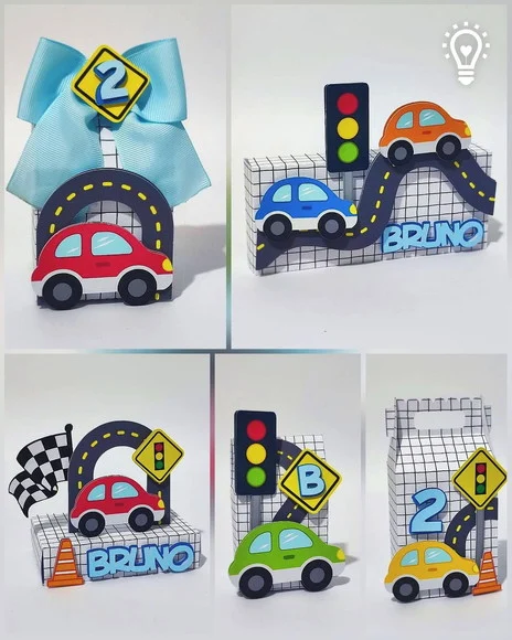 40 Personalizados Carrinhos