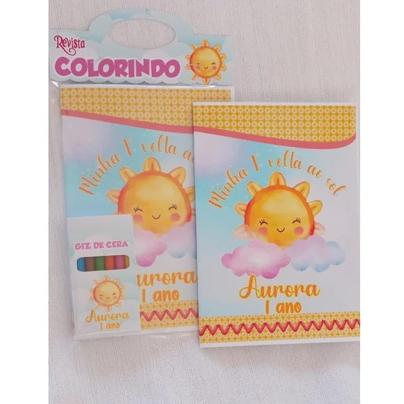Revistinha para Colorir Volta ao Sol
