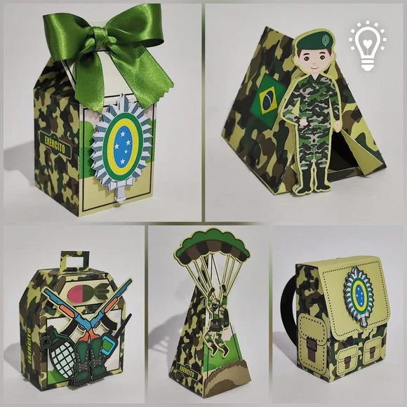 Kit 40 Peças - Exército Militar
