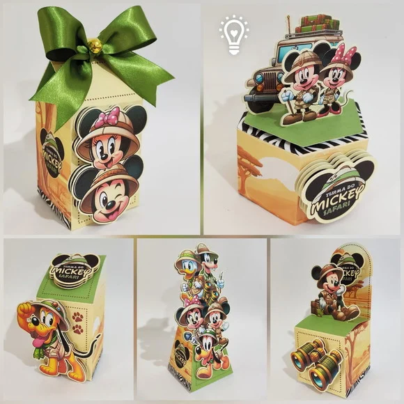 40 Lembrancinhas Mickey Safari Baby