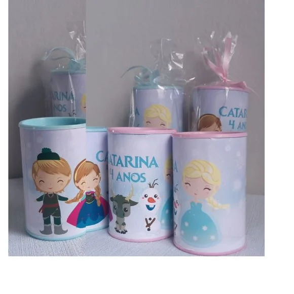 Cofrinhos Personalizados Frozen Cute