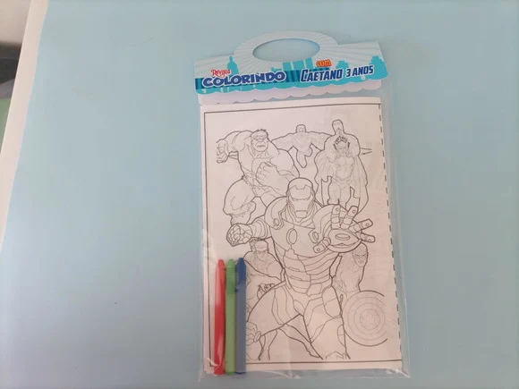 Kit Colorir Super Herois