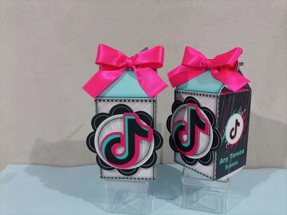 Kit 30caixa Milk Tik Tok Personalizada!