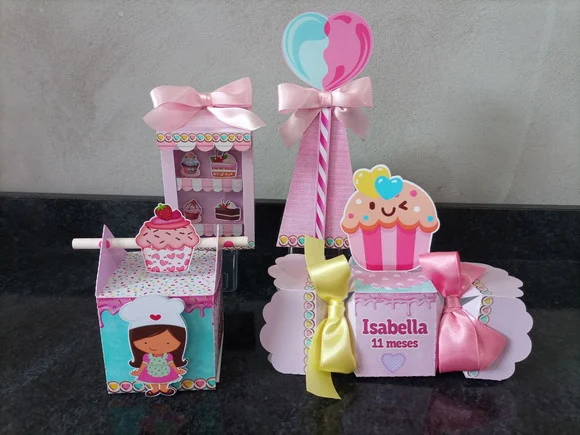 40 Lembrancinhas Confeitaria Rosa