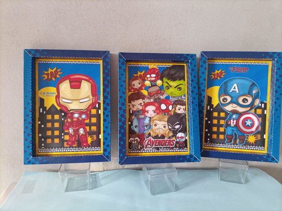 Kit Quadrinhos Super Heróis