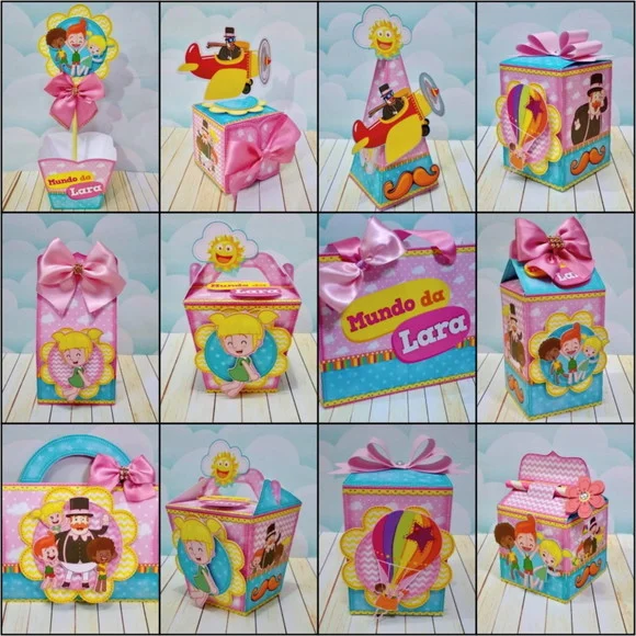 Kit 30 Peças Lembrancinha - Mundo Bita Rosa