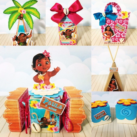 Kit Festa Infantil Moana Baby