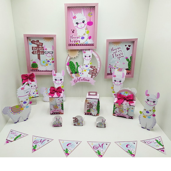 Kit Festa Infantil Lhama