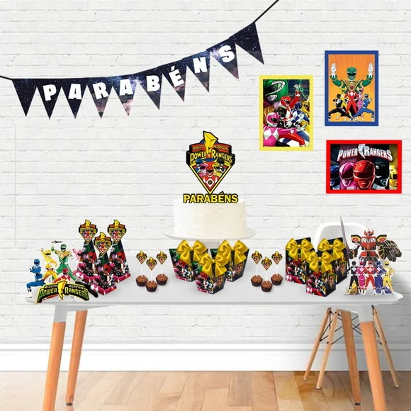 Kit Festa So Um Bolinho Power Rangers