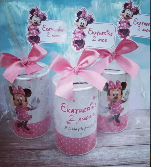 Cofrinho Minnie Rosa