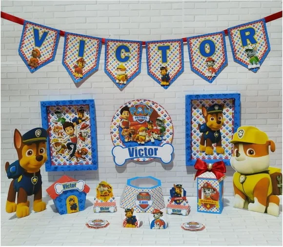 Kit Festa Um Só Bolinho Patrulha Canina