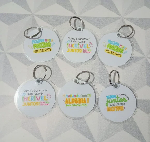 Chaveiro Personalizado - Brindes para Volta às Aulas - foto 1