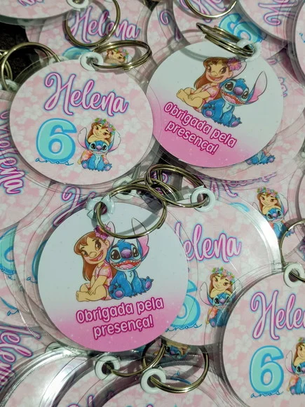 Chaveiro Personalizado Lilo e Stich - Brinde Personalizado - foto 1